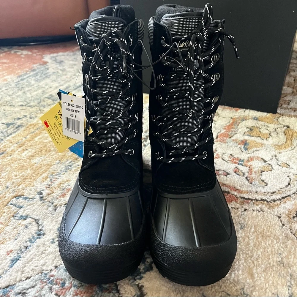 Men’s Tamarack 3M Black Waterproof All Season Boots